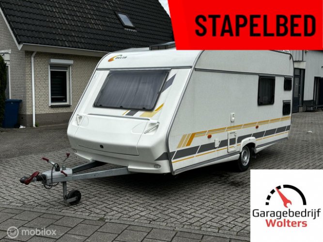 Delta caravans 466D stapelbed vast bed treinzit 935KG hoofdfoto: 1