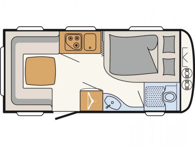 Dethleffs Camper 450 FR SUPERCOMPLEET  foto: 5