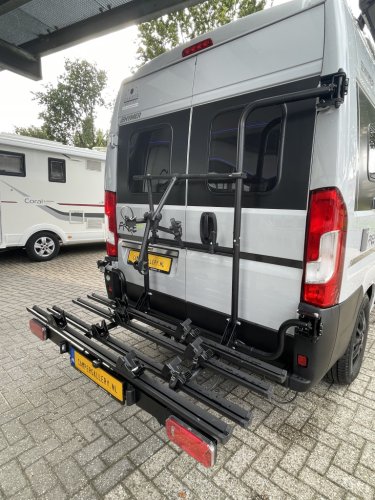 Hymer Free 600 BREEDTEBED+HEFDAK EURO 6 FIETSENDRAGER foto: 18