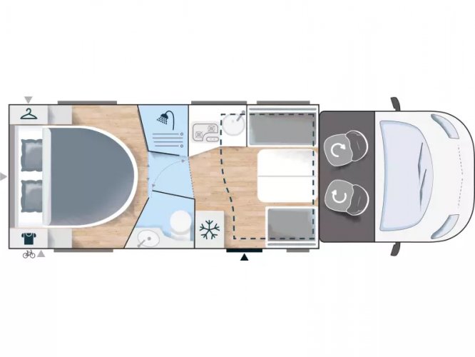 Chausson Titanium Premium 788 face to face + slaapkamer 