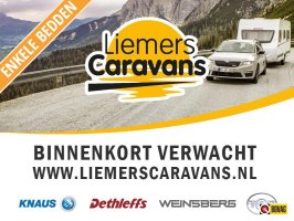 Knaus Sudwind White Edition 500 EU ENKELE BEDDEN-COMPLEET 