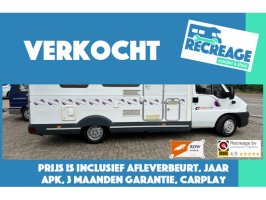 Fiat Ducato 244 Caravans International Carioca15P | prijs incl. beurt en jaar APK, carplay, garantie