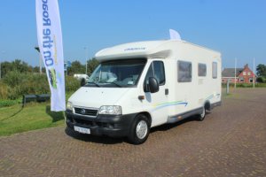 Chausson Flash 08 2.3 JTD 110 PK Half-integraal, Fransbed, Zonnepaneel, Ruime zit voor. Draaistoelen voor, Bj. 2006 Marum  (Groningen)