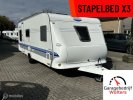 Hobby 560 KMFE 3X stapelbed rondzit vastbed issabella tent foto: 1