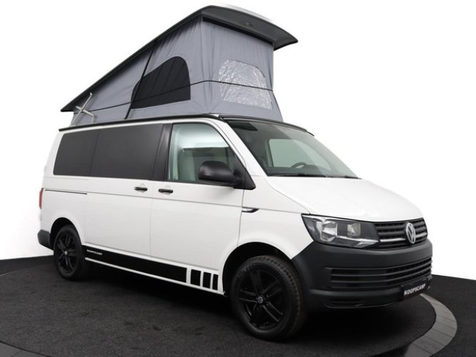 Volkswagen Transporter Buscamper 2.0TSi 150Pk Benzine | Inbouw nieuw California-look | 4-persoons | Slaaphefdak |NW.STAAT