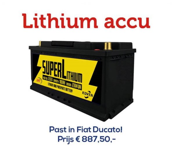 SuperLithium accu 