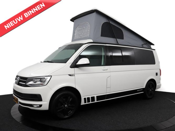 Volkswagen Transporter Buscamper 2.0TDI 140Pk Lang Inbouw nieuw California-look | 4-zitpl./4-slaapplaatsen | Slaaphefdak |NW.STAAT hoofdfoto: 1