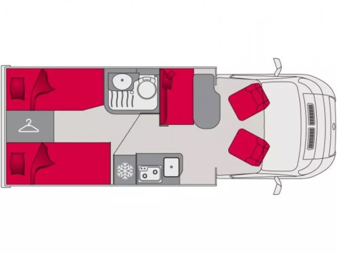 Pilote P 650 GJ Full option, Lengteb 