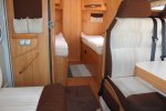 Adria Coral S 670 SLT , Halve-dinette, zijbank ,  2 draaistoelen, enkele-bedden- laag , airco, Bj. 2010 Marum ( Groningen ) foto: 4