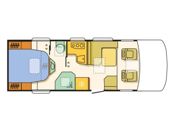 Adria Sonic I 700 SBC queensbed | autom | ACTIE  foto: 23