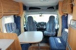 Chausson Welcome 70, 2.3 MultiJ 130 PK, Motor / Dak airco, Half-integraal, Zit groep met 2 draaistoelen, Fransbed, Bj. 2007 Marum (GR) foto: 4