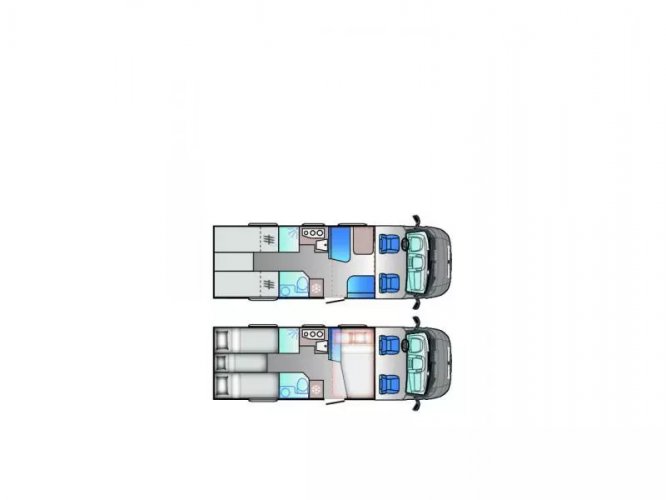 Sun Living S75-SL airco, lengtebed, hefbed 