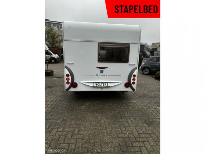 Knaus sport 500 TK KINDERKAMER stapelbed rondzit