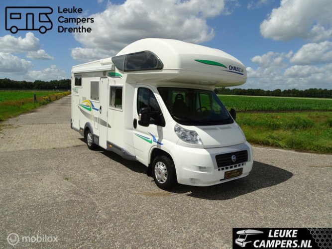 Chausson Welcome 18, unieke camper een xl alkoof en garage,top-indeling!