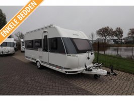 Hobby De Luxe 460 LU Enkel Bed Mover Voortent