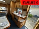 Hobby 560 KMFE 3X stapelbed rondzit vastbed issabella tent foto: 11