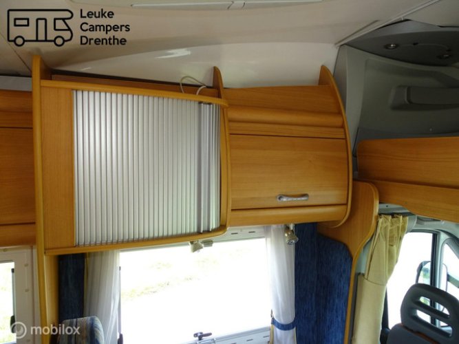 Chausson Welcome 18, unieke camper een xl alkoof en garage,top-indeling! foto: 13