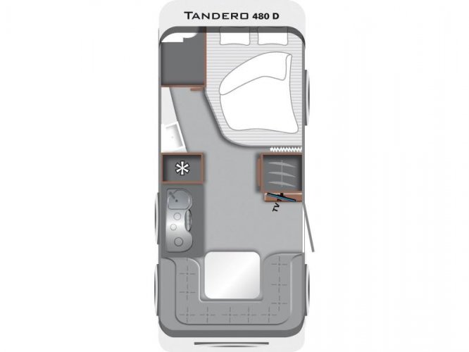 LMC Tandero 480 D Ruime caravan  foto: 20