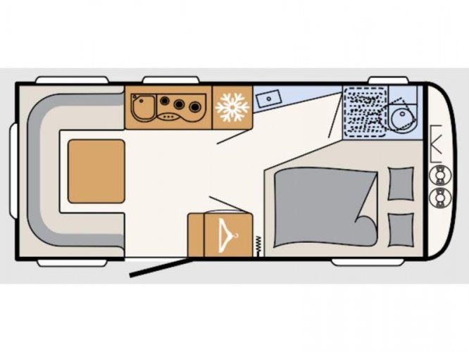 Dethleffs Camper 470 FR vloerverw. / ATC control  foto: 20