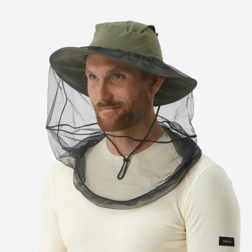 Forclaz - Muggenwerende hoed voor heren tropic 900 kaki