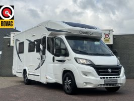 Chausson Welcome Travel Line 711 automaat 2x ruime hefbed camera leder standkachel ruime indeling rondzit