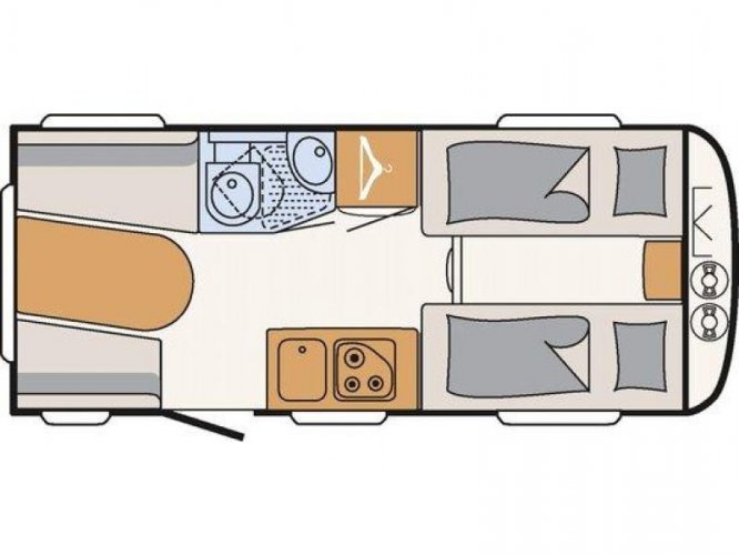 Dethleffs C'Go 475 EL edition 10 / lengte bed 