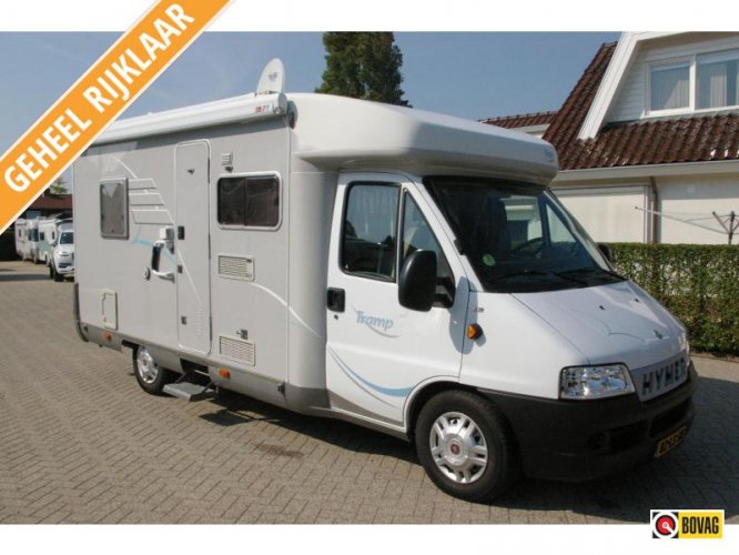 Hymer Tramp 575 Fransbed, draaistoelen.  hoofdfoto: 1